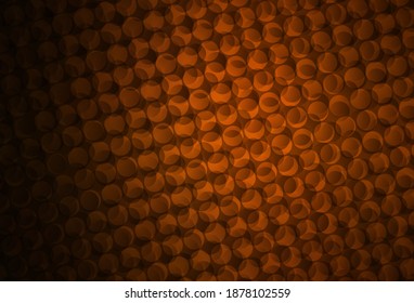 Dark Brown vector background with spots. Blurred decorative design in abstract style with bubbles. Pattern for beautiful websites.