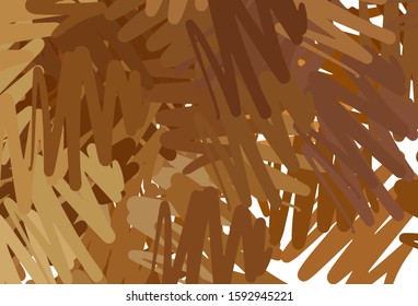 Dark Brown vector background with straight lines. Blurred decorative design in simple style with lines. Pattern for your busines websites.