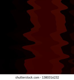 Dark Brown vector background with wry lines. Illustration in abstract style with gradient curved.  Pattern for booklets, leaflets.