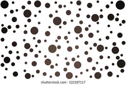 Dark Brown Vector banners set of circles, spheres. Abstract Circles. Art Vector Background.