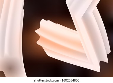 Dark Brown vector blurred background. New colored illustration in blur style with gradient. New style for your business design.