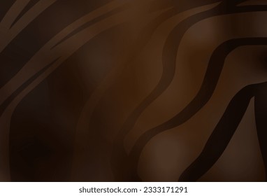 Dark Brown vector blurred background. Shining colorful illustration in smart style. New way of your design.