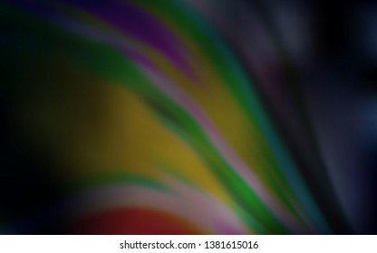 Dark Brown vector blurred bright template. Shining colored illustration in smart style. New style for your business design.