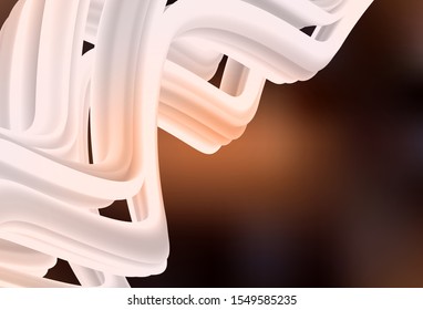 Dark Brown vector blurred bright pattern. New colored illustration in blur style with gradient. Blurred design for your web site.