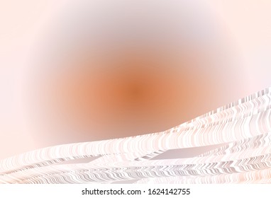 Dark Brown vector blurred bright texture. Colorful illustration in abstract style with gradient. Background for a cell phone.