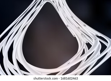 Dark Brown vector blurred pattern. Colorful illustration in abstract style with gradient. New way of your design.