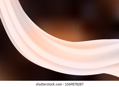 Dark Brown vector blurred shine abstract background. New colored illustration in blur style with gradient. New way of your design.