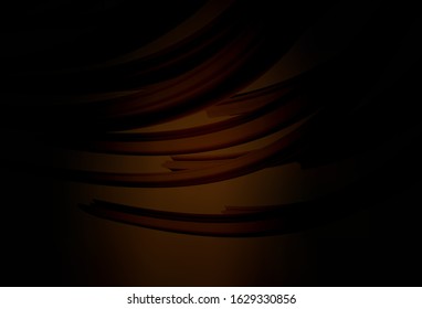 Dark Brown vector blurred shine abstract background. Colorful illustration in abstract style with gradient. Completely new design for your business.
