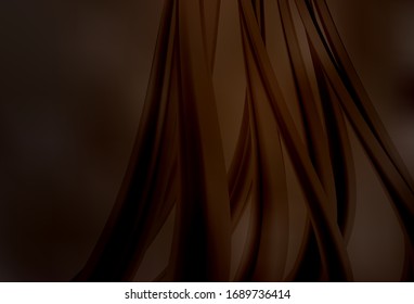 Dark Brown vector blurred shine abstract background. Abstract colorful illustration with gradient. Smart design for your work.