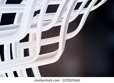 Dark Brown vector blurred template. Glitter abstract illustration with gradient design. New style for your business design.