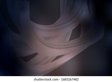 Dark Brown vector blurred template. Glitter abstract illustration with gradient design. New design for your business.
