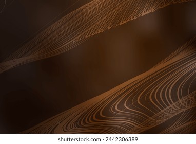 Dark Brown vector colorful abstract background. An elegant bright illustration with gradient. New design for your business.