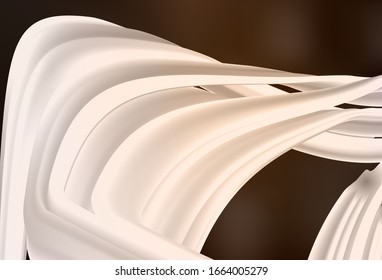 Dark Brown vector colorful blur background. Colorful abstract illustration with gradient. Completely new design for your business.