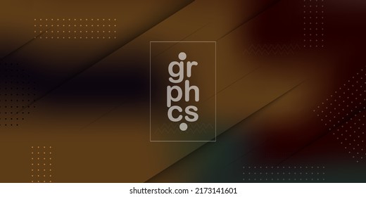 Dark Brown vector colorful blur backdrop. Colorful illustration in halftone style with gradient. Smart design for your apps.Eps10 vector