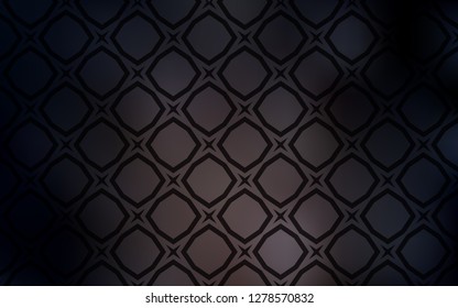 Dark Brown vector cover with small and big stars. Blurred decorative design in simple style with stars. Pattern for websites, landing pages.