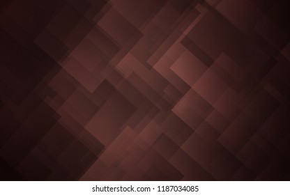 Dark Brown vector cover with stright stripes. Decorative shining illustration with lines on abstract template. Pattern for your busines websites.