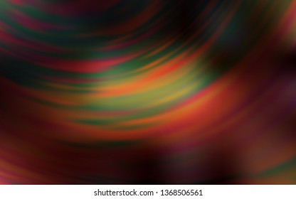 Dark Brown vector glossy abstract layout. Creative illustration in halftone style with gradient. New design for your business.