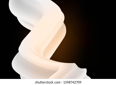 Dark Brown vector glossy abstract backdrop. A completely new colored illustration in blur style. New way of your design.