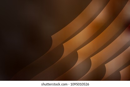 Dark Brown vector layout with flat lines. Glitter abstract illustration with colored sticks. Pattern for your busines websites.