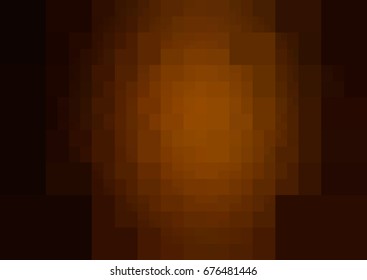 Dark Brown vector Low poly crystal background. Polygon design pattern. Low poly illustration, low polygon background.