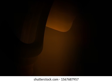 Dark Brown vector modern elegant backdrop. A completely new colored illustration in blur style. New style design for your brand book.
