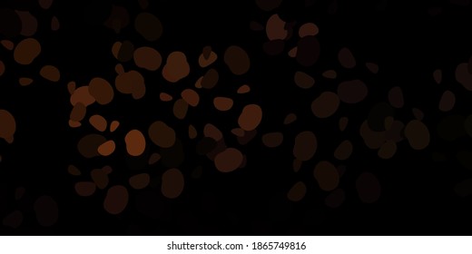 Dark brown vector pattern with abstract shapes. Simple design in abstract style with gradient forms. Simple illustration for your web site.