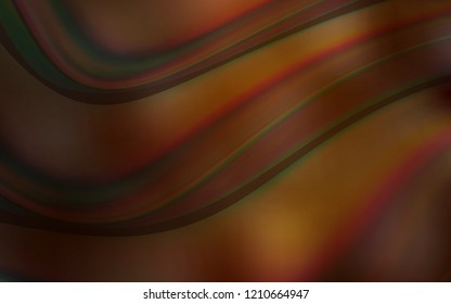 Dark Brown vector pattern with bubble shapes. Shining illustration, which consist of blurred lines, circles. New composition for your brand book.