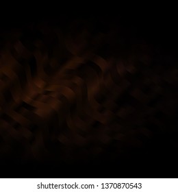 Dark Brown vector pattern with curved lines. Bright illustration with gradient circular arcs. Pattern for websites, landing pages.