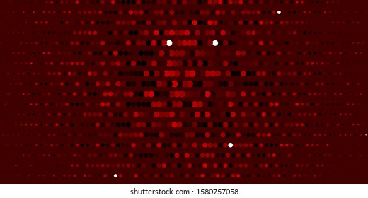 Dark Brown vector pattern with spheres. Abstract illustration with colorful spots in nature style. Pattern for wallpapers, curtains.