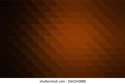 Dark Brown vector polygonal illustration, which consist of rectangles. Rectangular pattern for your business design. Geometric background in Origami style with gradient. 