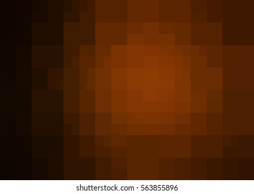 Dark Brown vector polygonal illustration, which consist of rectangles. Rectangular design for your business. Creative geometric background in Origami style with gradient