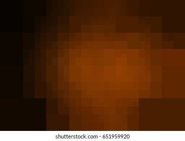 Dark Brown vector polygonal illustration, which consist of rectangles. Rectangular pattern for your business design. Geometric background in Origami style with gradient. 