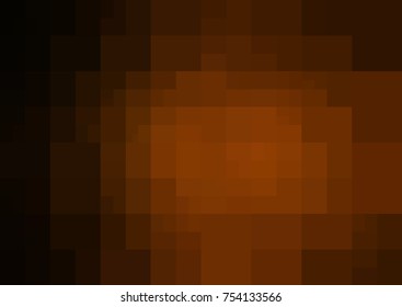Dark Brown vector polygonal illustration, which consist of rectangles. Rectangular pattern for your business design. Geometric background in Origami style with gradient. 