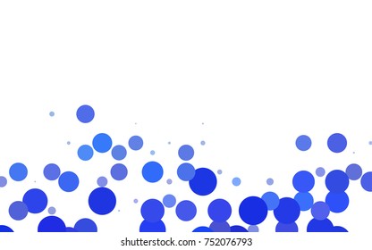 Dark Brown vector red banner with set of circles, dots. Donuts Background. Creative Design Template. Technological halftone illustration.