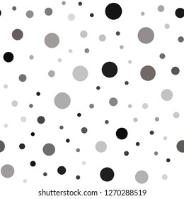 Dark Brown vector seamless cover with spots. Modern abstract illustration with colorful water drops. Pattern for design of window blinds, curtains.