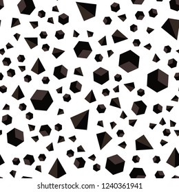 Dark Brown vector seamless, isometric cover with triangles, rectangles. Abstract illustration with colorful lines, cubes. Texture for window blinds, curtains.
