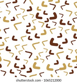 Dark Brown vector seamless  template with bent lines. Colorful abstract illustration with gradient lines. A completely new memphis design for your business.