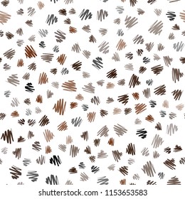 Dark Brown vector seamless texture with colored lines. Lines on blurred abstract background with gradient. The pattern for ad, booklets, leaflets.