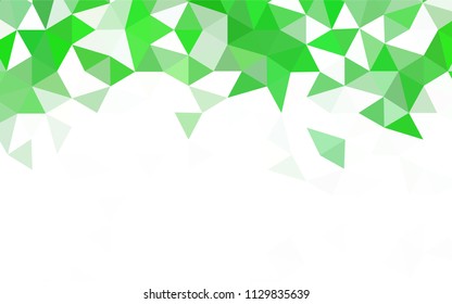 Dark Brown vector shining triangular layout. Colorful illustration in polygonal style with gradient. Pattern for a brand book's backdrop.