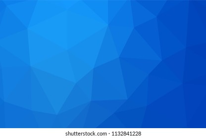 Dark Brown vector shining triangular backdrop. Shining colorful illustration with triangles. Brand new style for your business design.