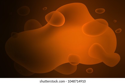 Dark Brown vector template with bent lines. A completely new color illustration in memphis style. A completely new template for your business design.