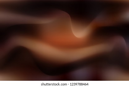 Dark Brown vector template with bubble shapes. Shining illustration, which consist of blurred lines, circles. New composition for your brand book.