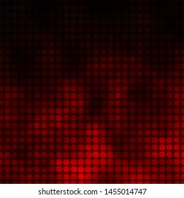 Dark Brown vector template with circles. Colorful illustration with gradient dots in nature style. Pattern for websites, landing pages.