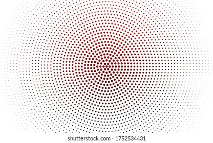 Dark Brown vector  template with circles. Blurred decorative design in abstract style with bubbles. Pattern for ads, leaflets.