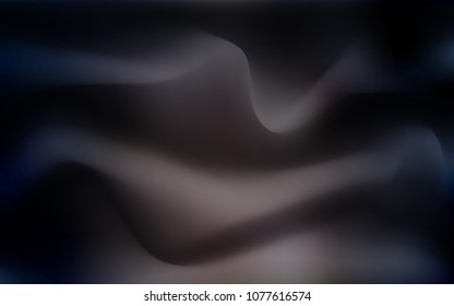 Dark Brown vector template with lava shapes. Blurred geometric sample with gradient bubbles.  Pattern for your business design.