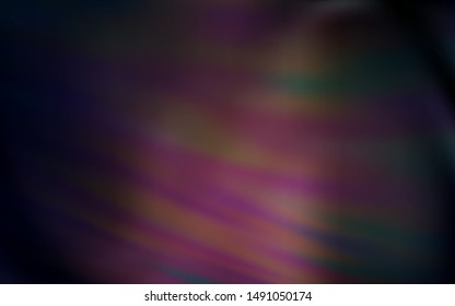 Dark Brown vector template with wry lines. Brand new colorful illustration in simple style. A completely new design for your business.