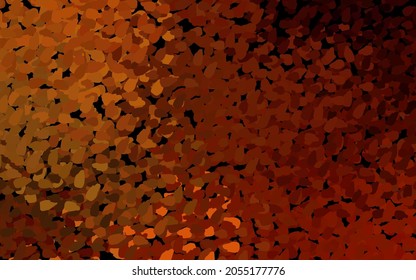 Dark Brown vector texture with abstract forms. Simple colorful illustration with abstract gradient shapes. Modern design for your business card.