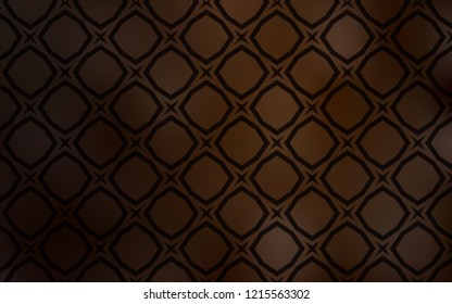 Dark Brown vector texture with beautiful stars. Stars on blurred abstract background with gradient. Smart design for your business advert.