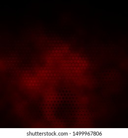 Dark Brown vector texture with circles. Modern abstract illustration with colorful circle shapes. Pattern for websites, landing pages.
