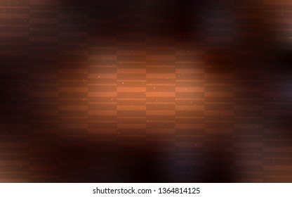Dark Brown vector texture with colored lines. Lines on blurred abstract background with gradient. Smart design for your business advert.